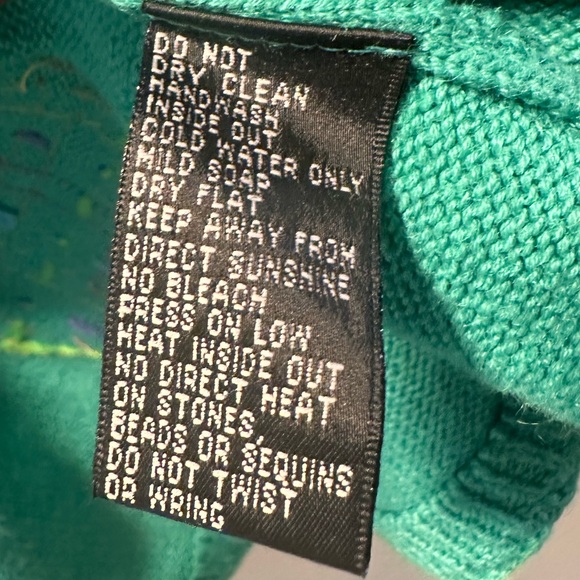 Michael Simon Size L  Short sleeve embroidered sweater - Picture 15 of 15